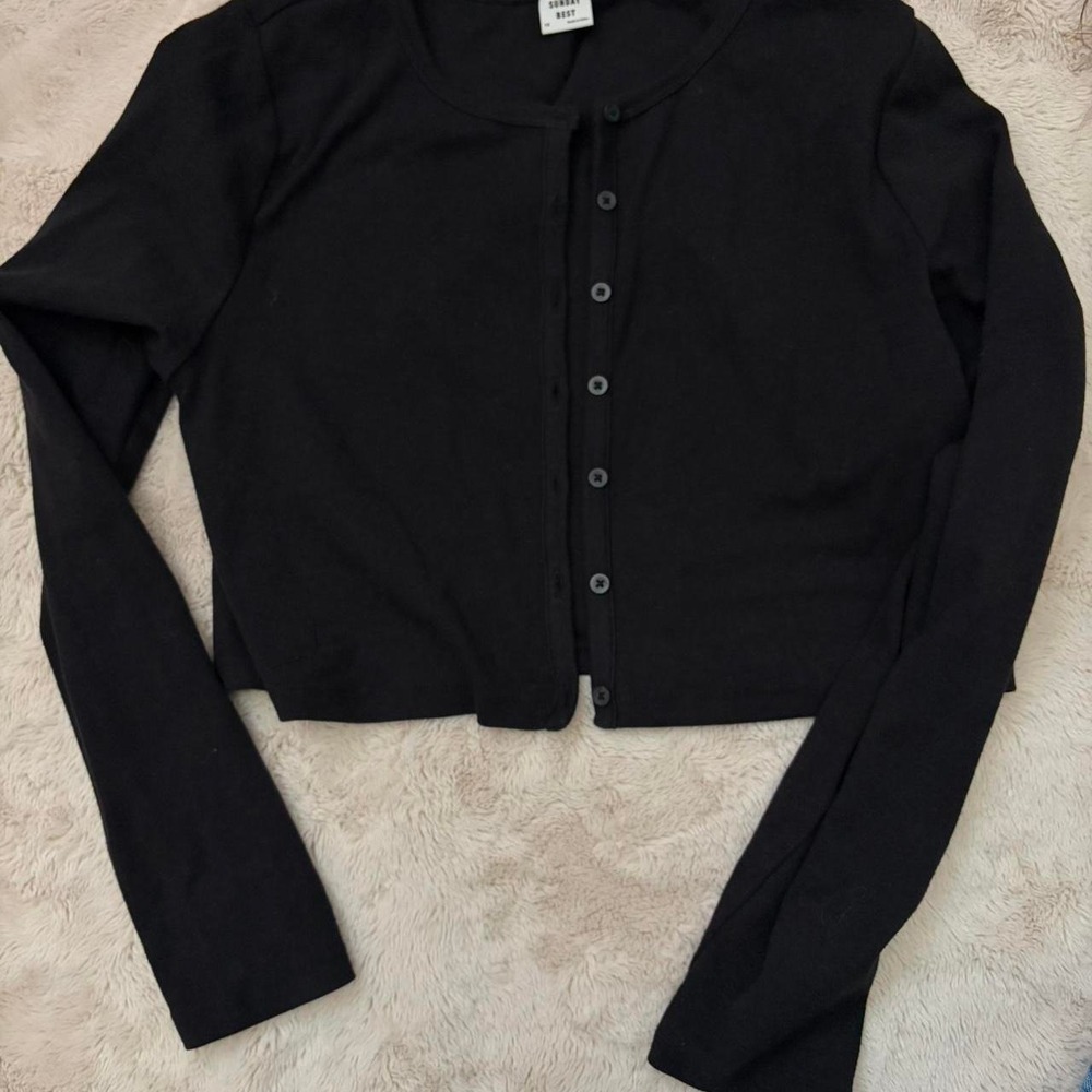 Sunday best black cardigan Size 1X‎